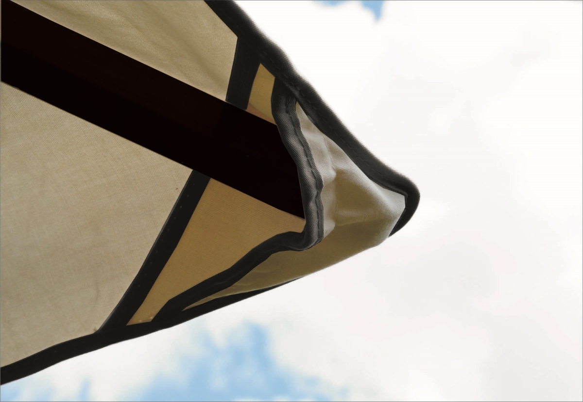 Picture of Acacia AGKRC14-SD KHAKI 14 sq. ft. Sun Dura Replacement Canopy Cover for Gazebo&#44; Khaki