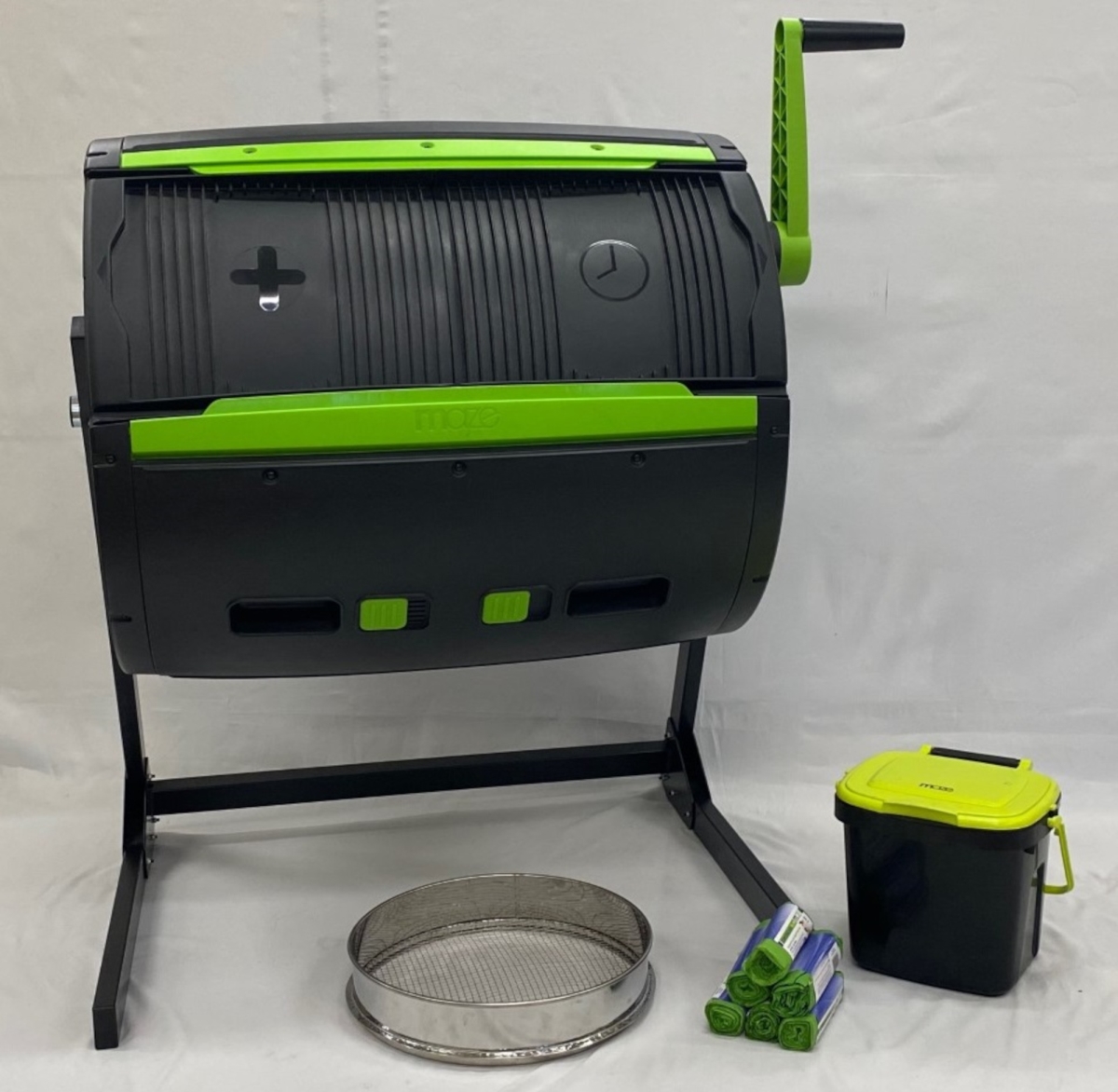 RSI-Maze 65 Gallon Composter with Sifter & Caddie (6 bag rolls)