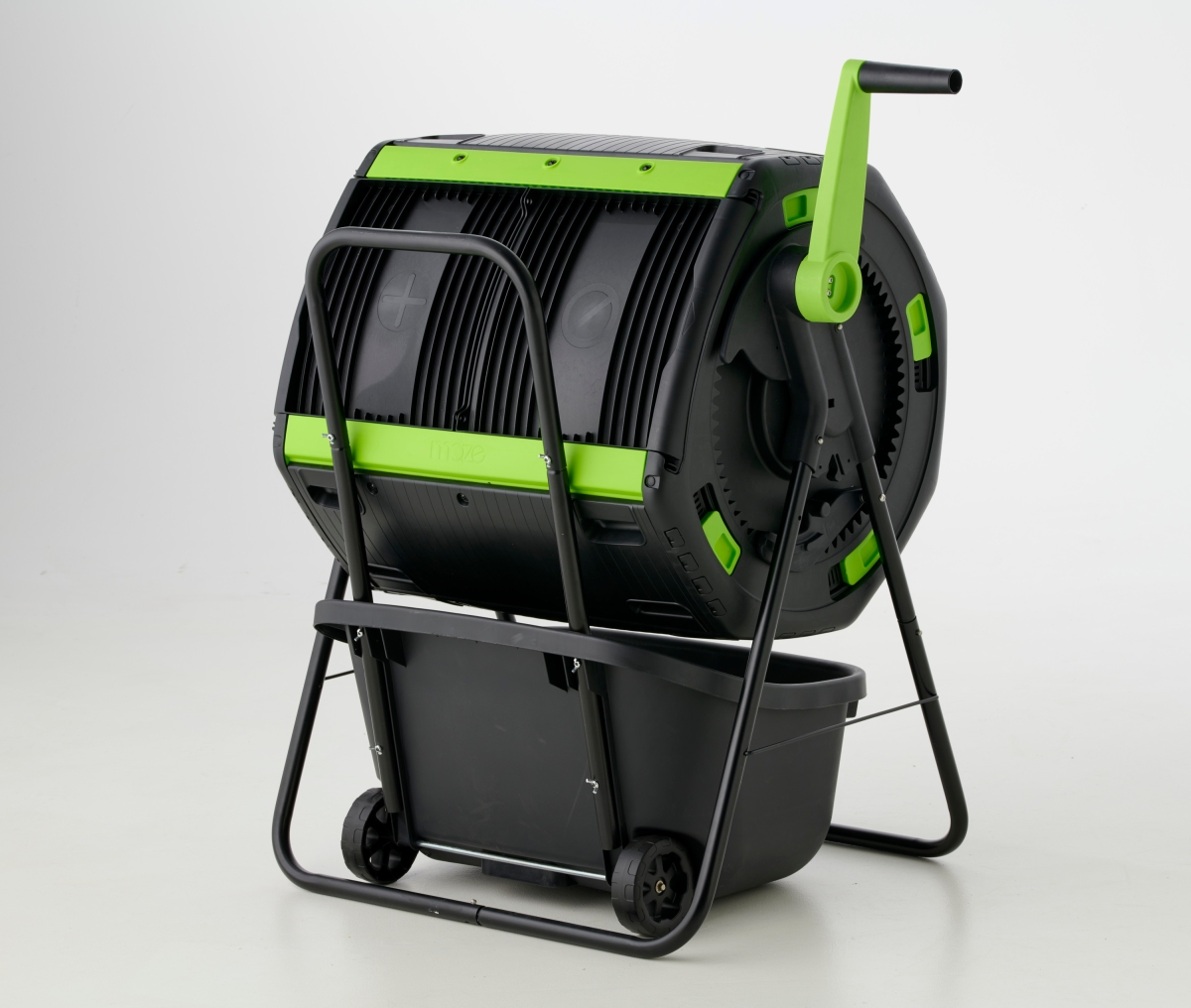 RSI- 48 Gallon Geared Two Compartment Compost Tumbler and Cart