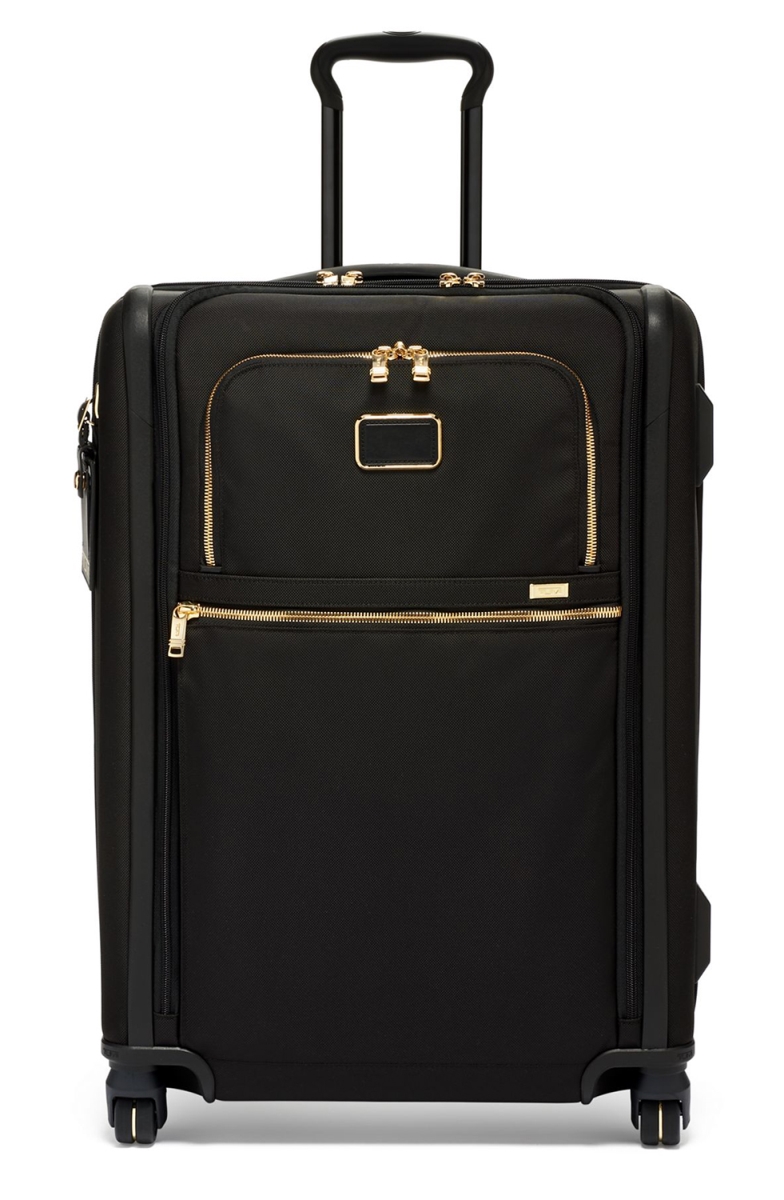 Picture of Tumi 02203064DG3 Alpha 3 Short Trip Expandable 4 Wheeled Packing Case&#44; Black & Gold
