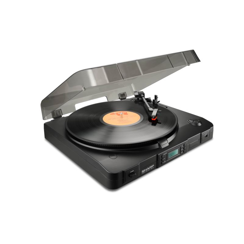 Picture of Sharp RP-20 3-Speed Stereo Turntable for Playing LPs&#44; 45s & 78s