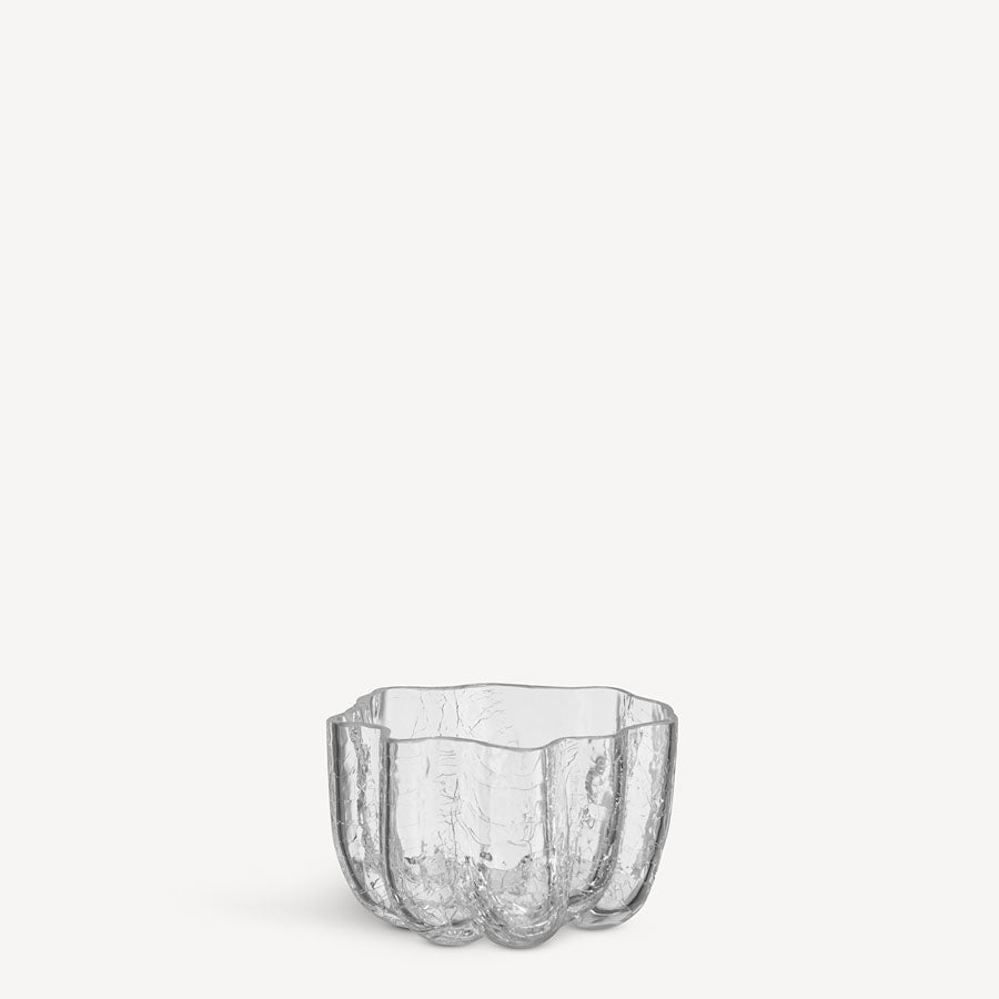 Picture of KostaBoda 7062424 Crackle Bowl-Votive - Clear
