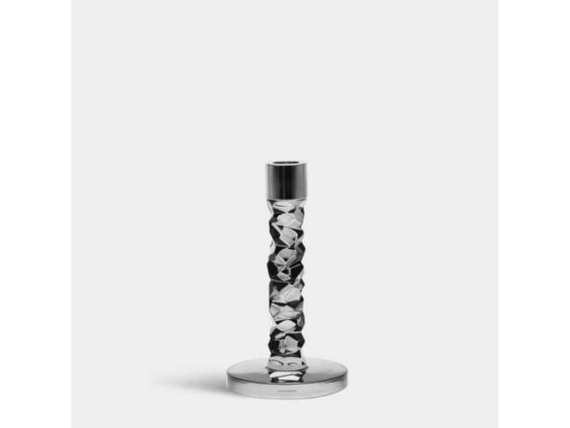 Picture of Orrefors 6590173 Carat Graphite Candlestick - Small