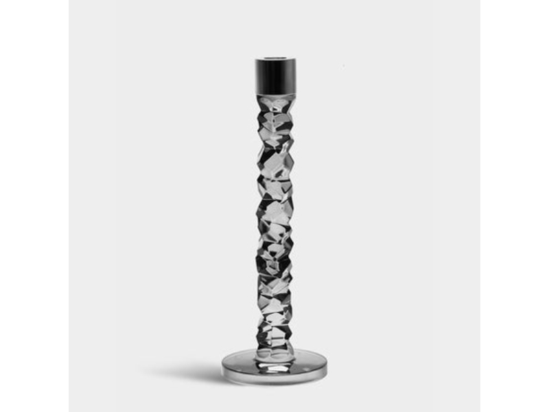 Picture of Orrefors 6590174 Carat Graphite Candlestick - Large