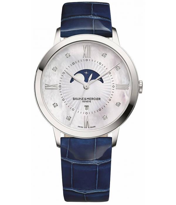 Picture of Baume & Mercier M0A10226 36.5 mm Classima Mother of Pearl Dial with diamond Watch
