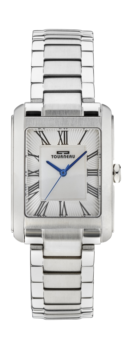 Picture of Tourneau TLRB-S073 27 x 36 mm Tourneau Steel Dial Watch for Ladies, Silver