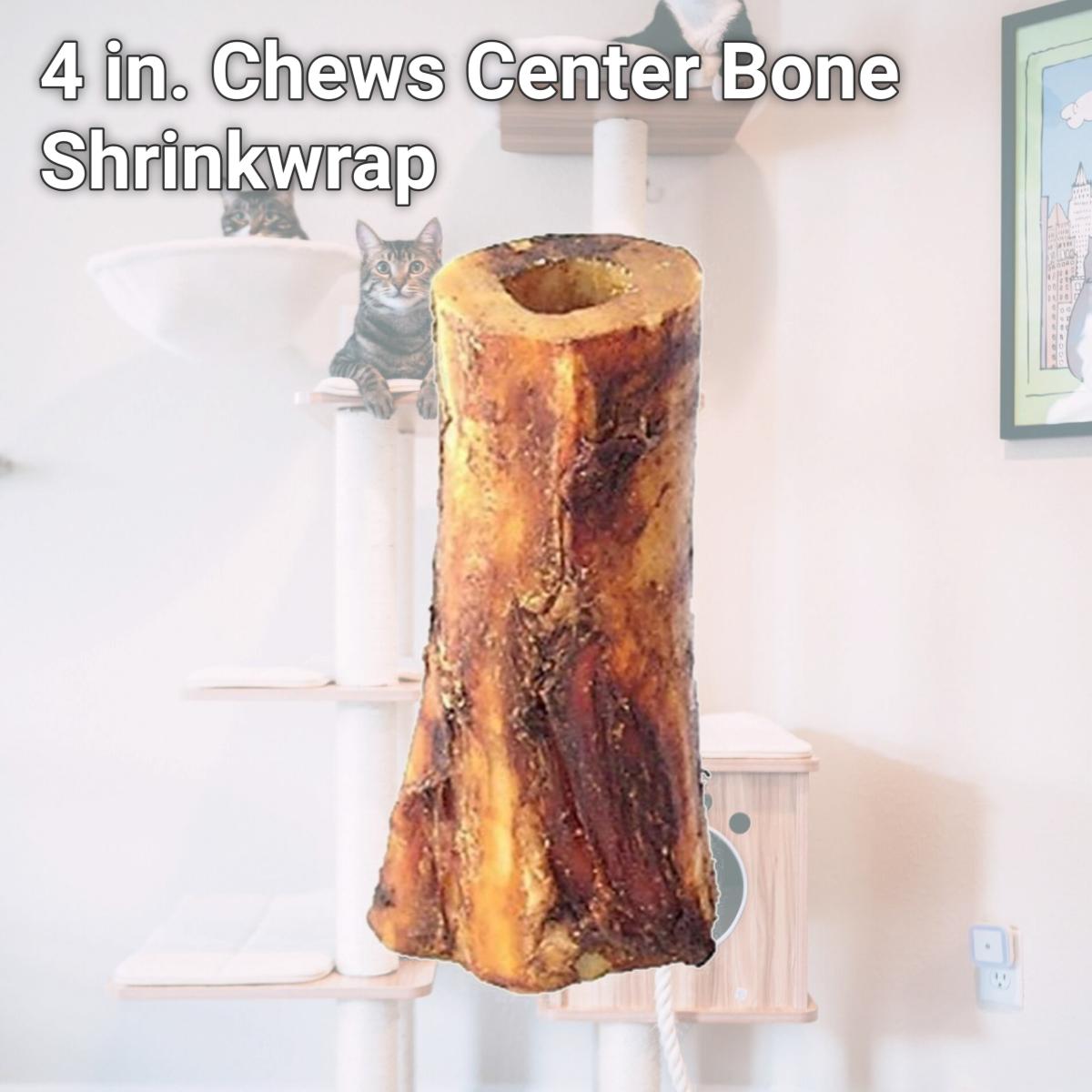 Picture of Jones Naturals 090-00618 4 in. Chews Center Bone Shrinkwrap
