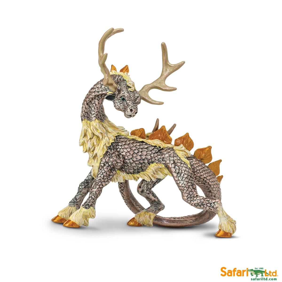 Safari 10157 Stag Dragon Figurine, Multi Color