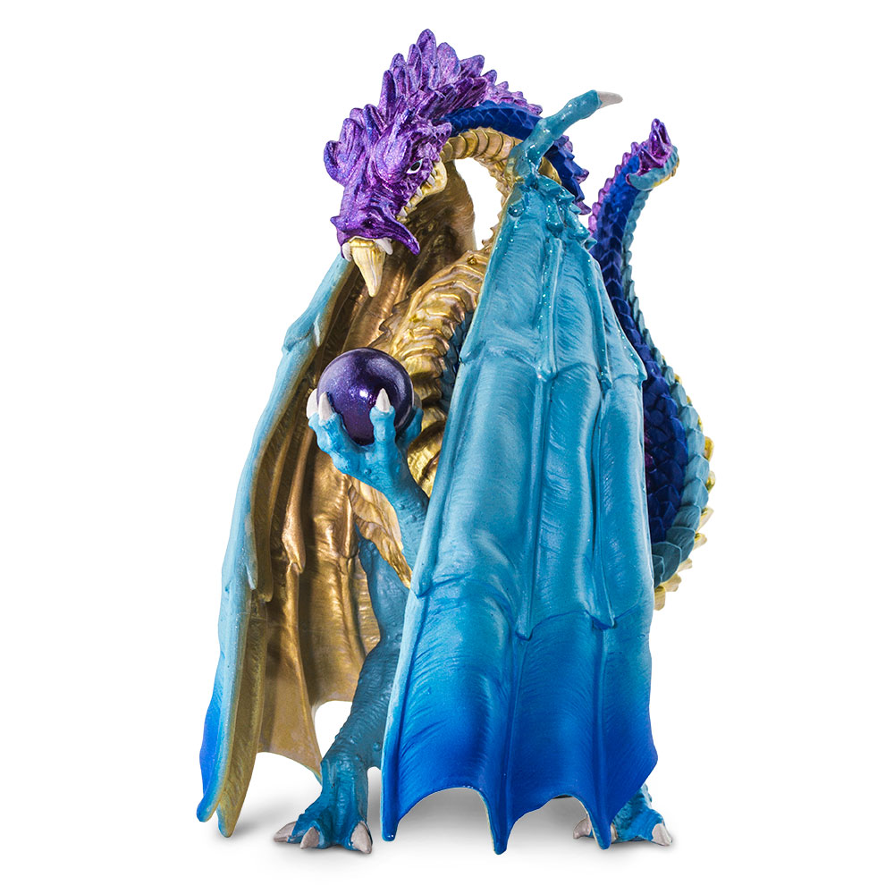 Safari  Wizard Dragon Figurine, Multi Color