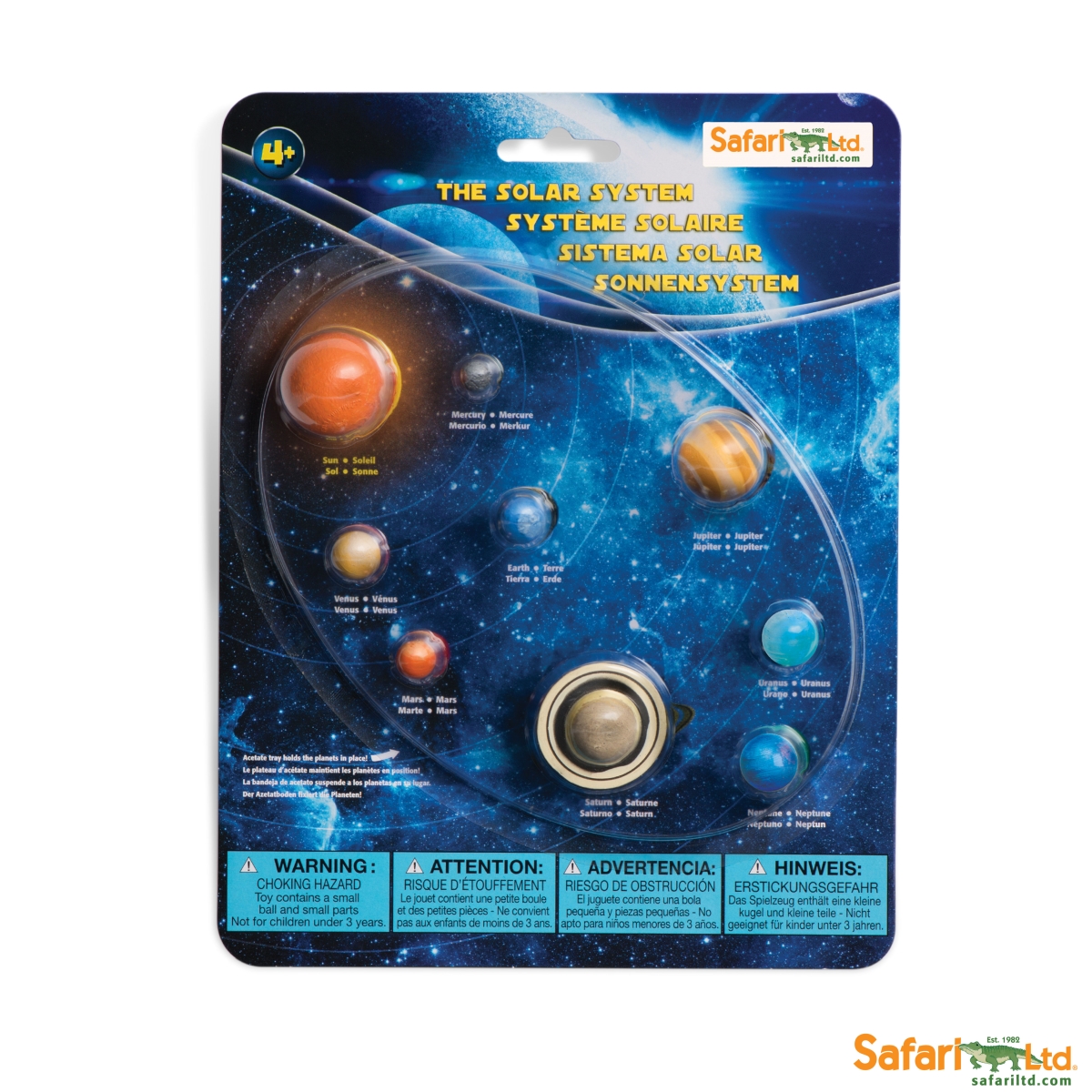 Safari  The Solar System Figurine, Multi Color