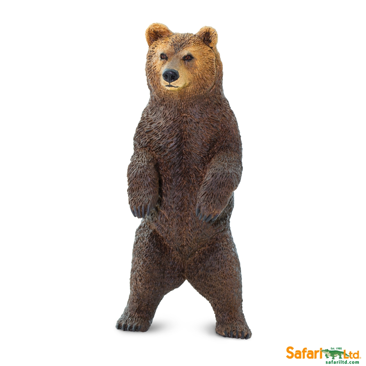 Safari  Grizzly Bear Figurine, Multi Color