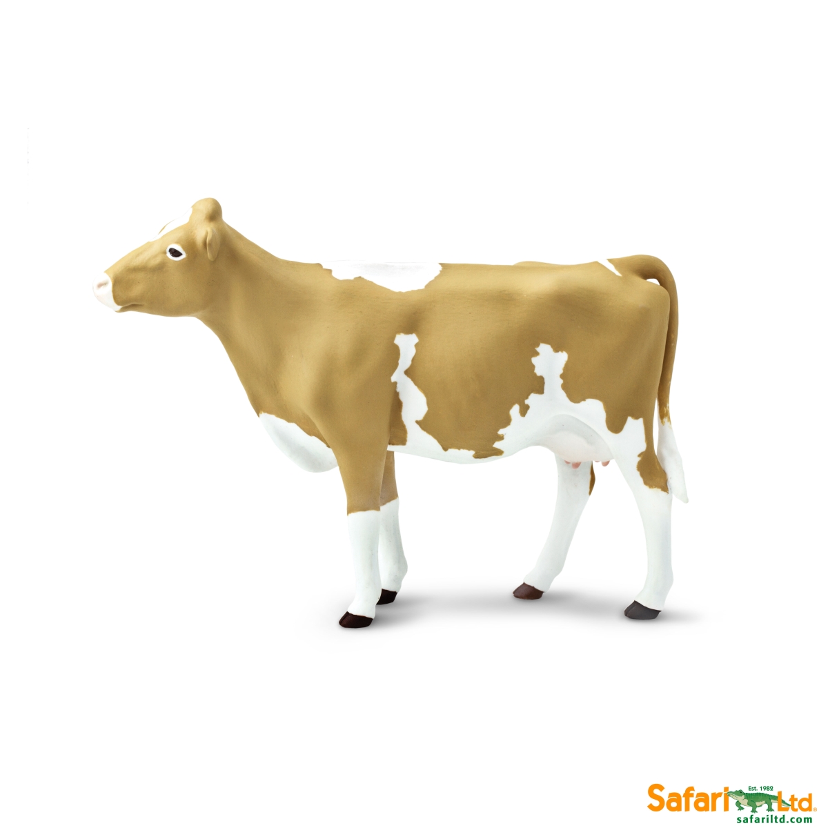 Safari 162029 Guernsey Cow Figurine, Multi Color
