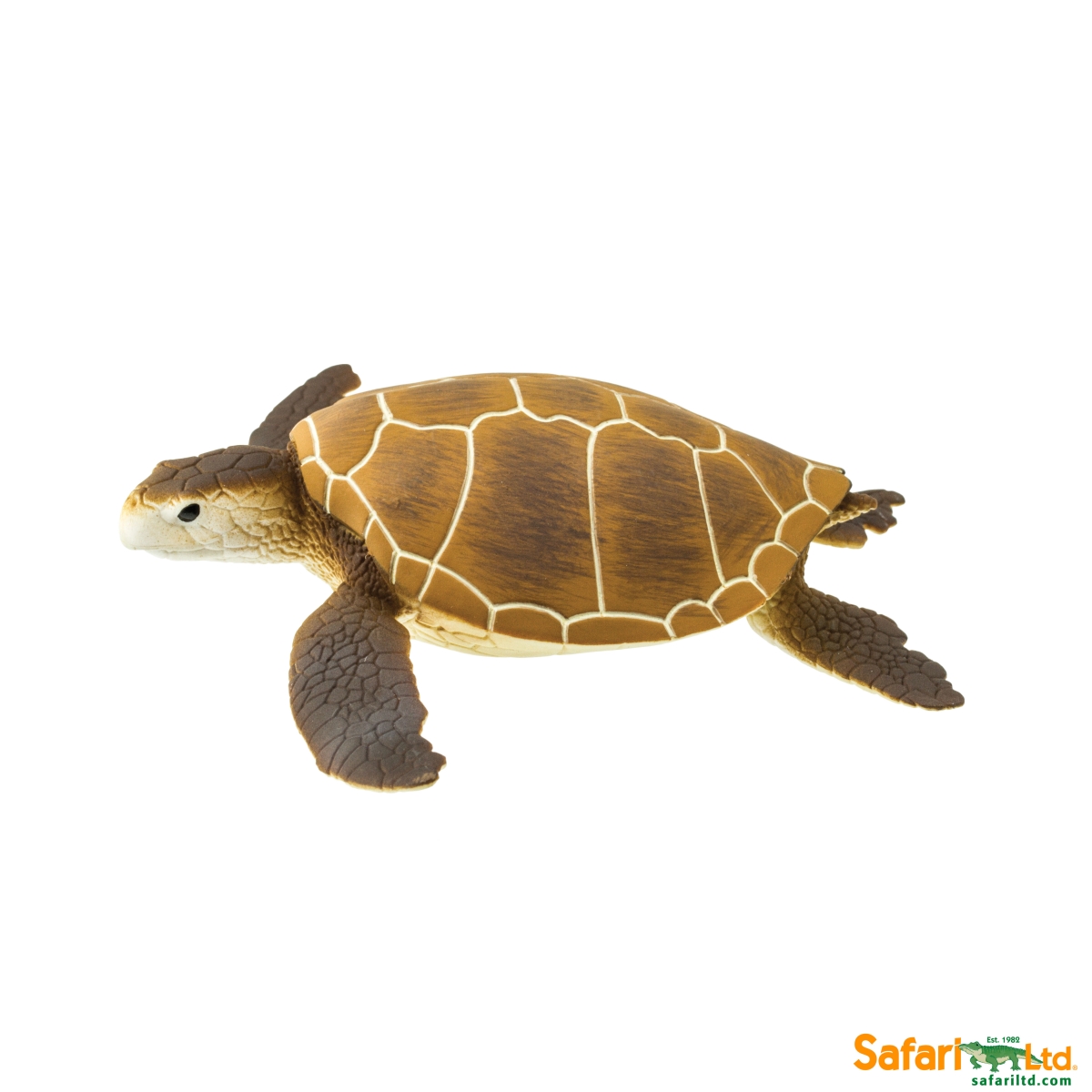 Safari  Green Sea Turtle Figurine, Multi Color