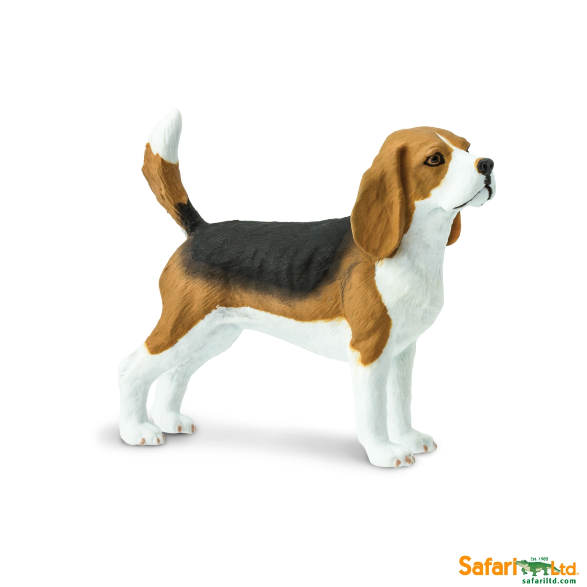 Safari  Beagle Figurine, Multi Color