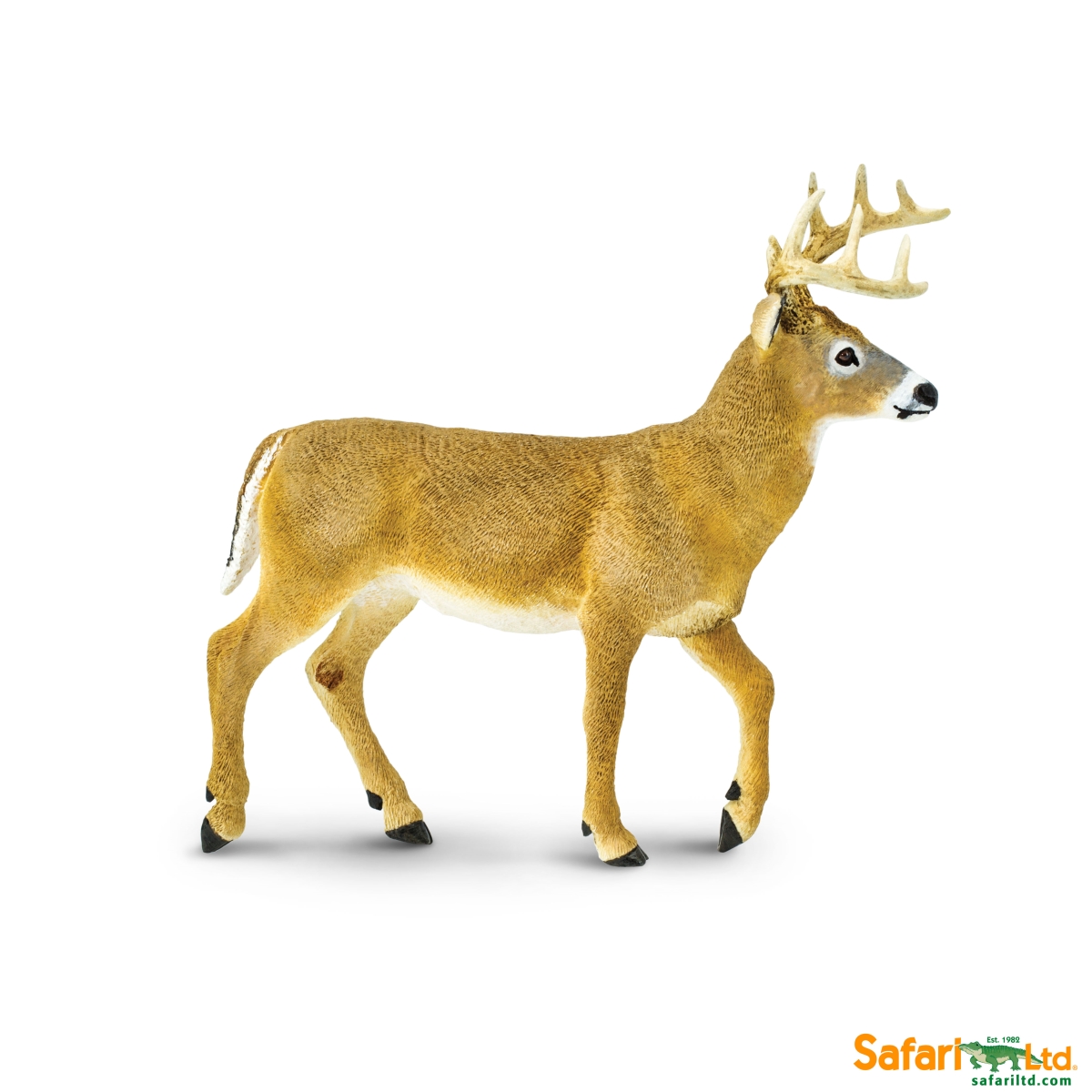 Safari  Whitetail Buck Figurine, Multi Color