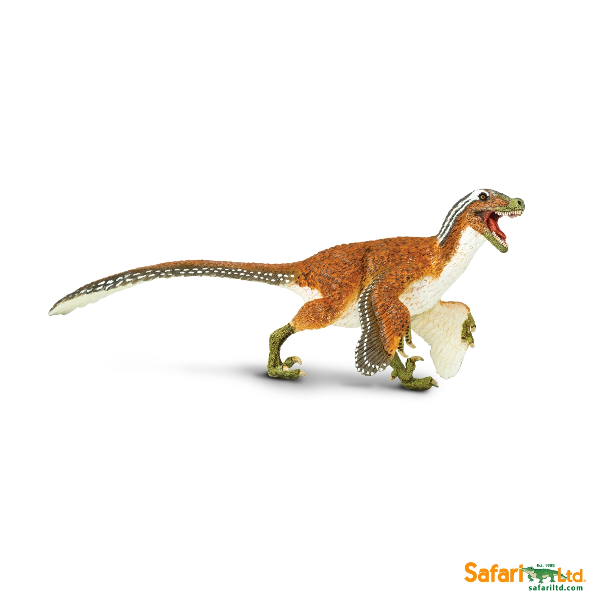 Picture of Safari 100032 Feathered Velociraptor Figurine, Multi Color