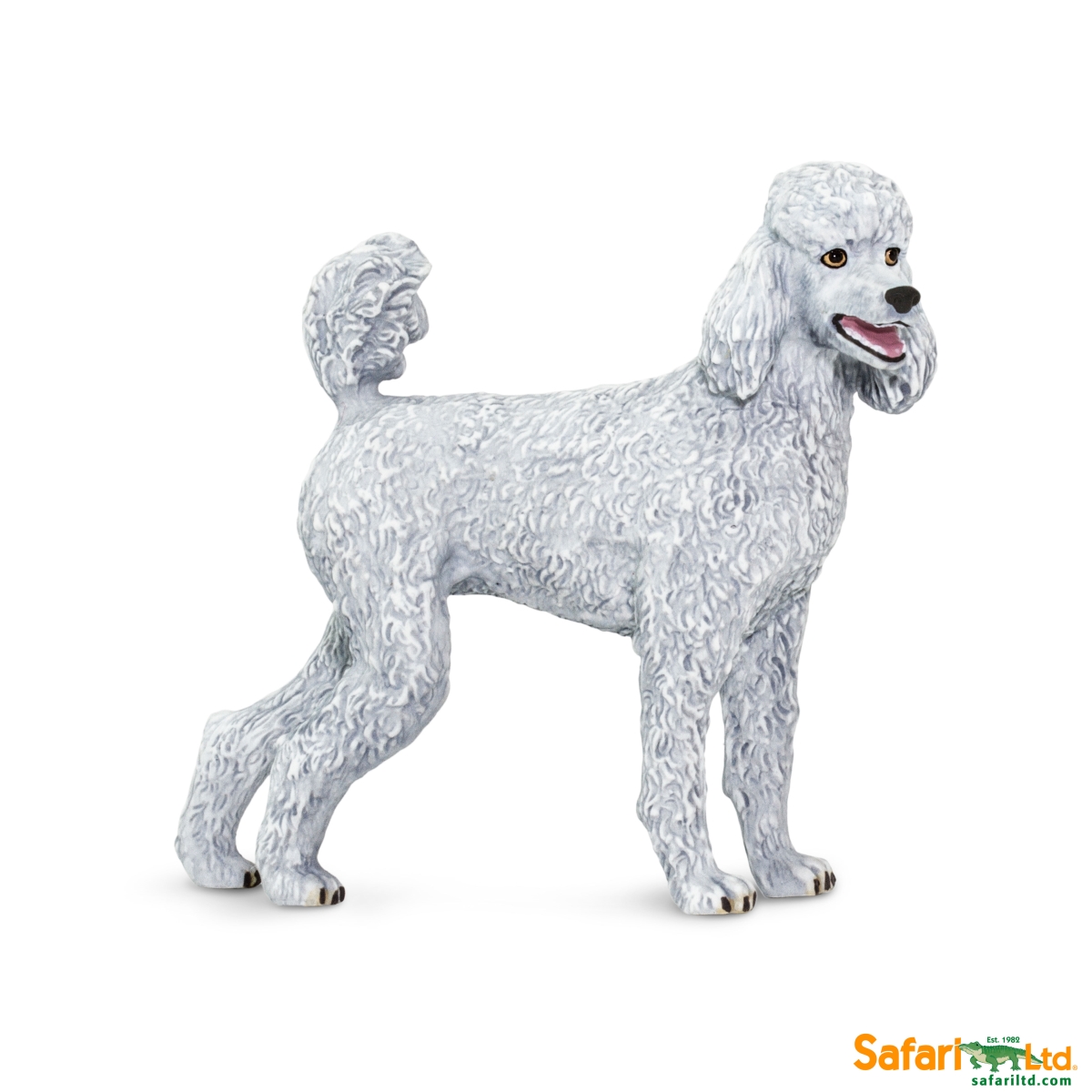 Safari  Poodle Figurine, Multi Color