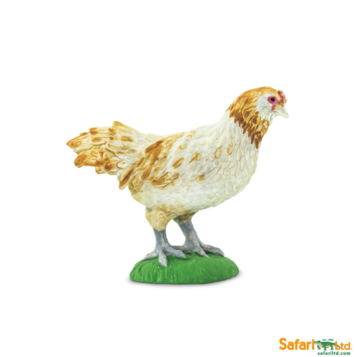 Safari 100090 Ameraucana Chicken Figurine, Multi Color
