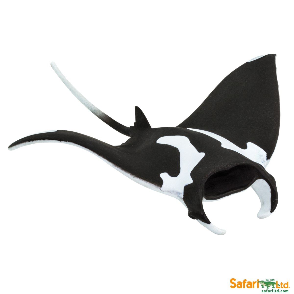 Safari 100096 Manta Ray Figurine, Multi Color