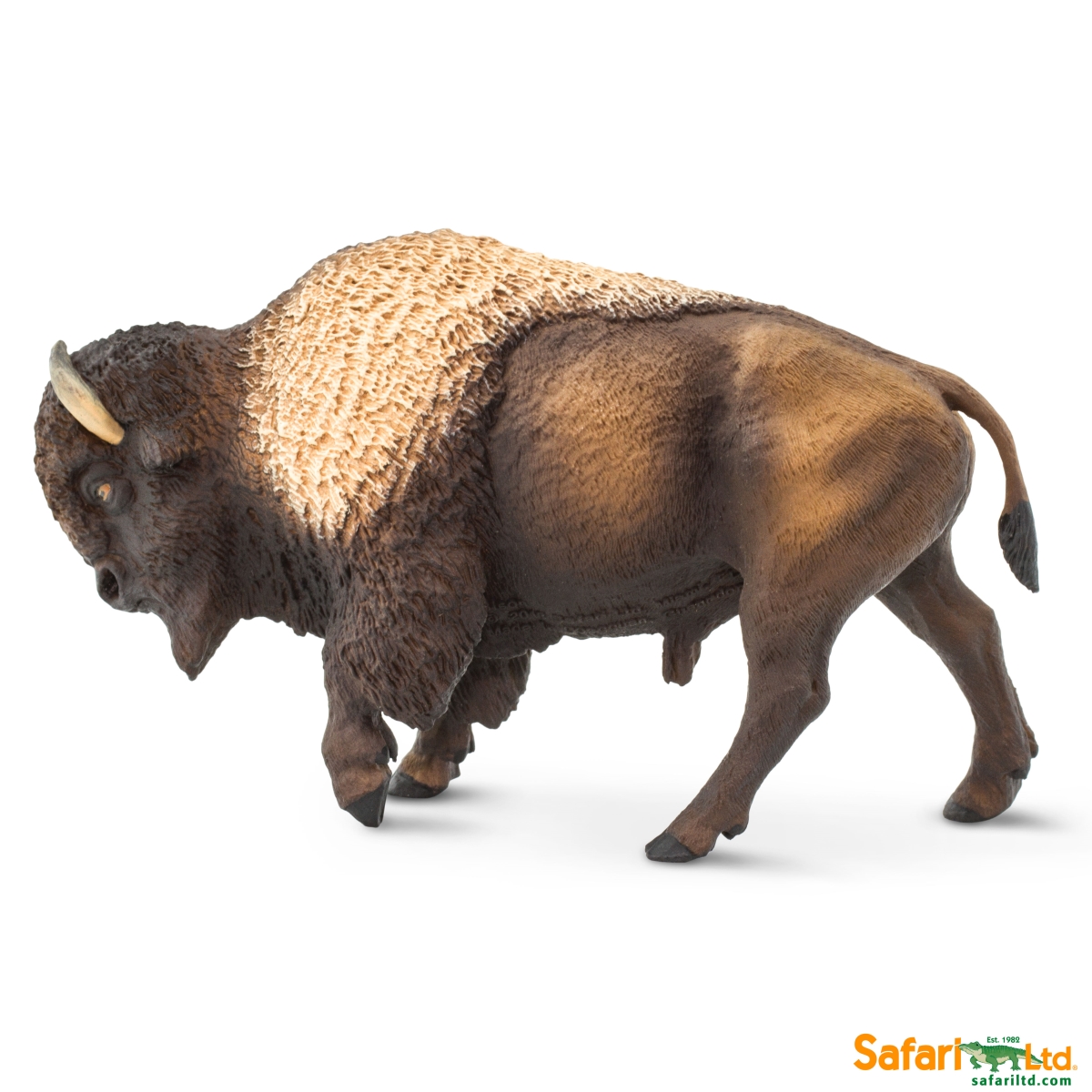 Safari  Bison Figurine, Multi Color