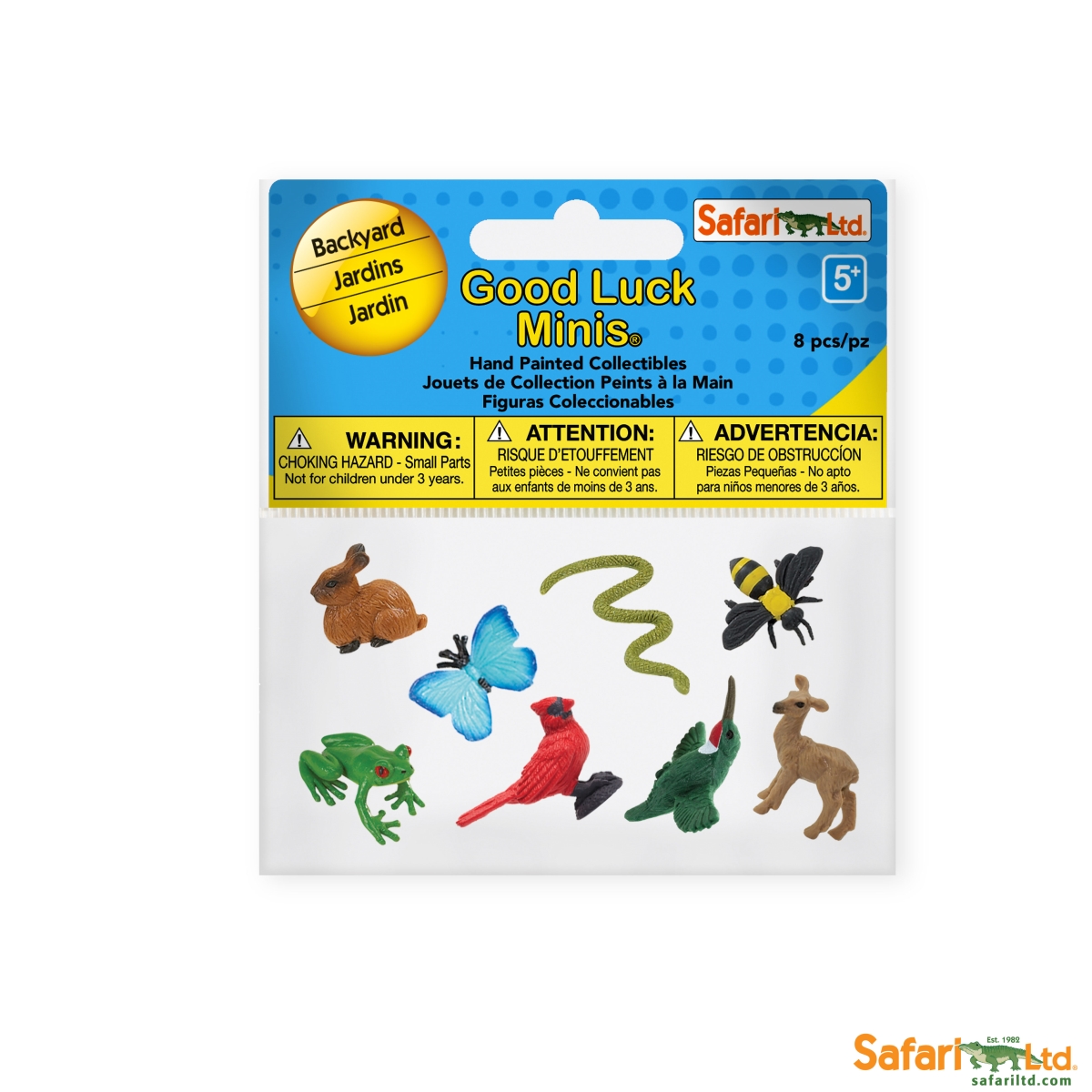 Safari 100223 Backyard Figurines, Multi Color