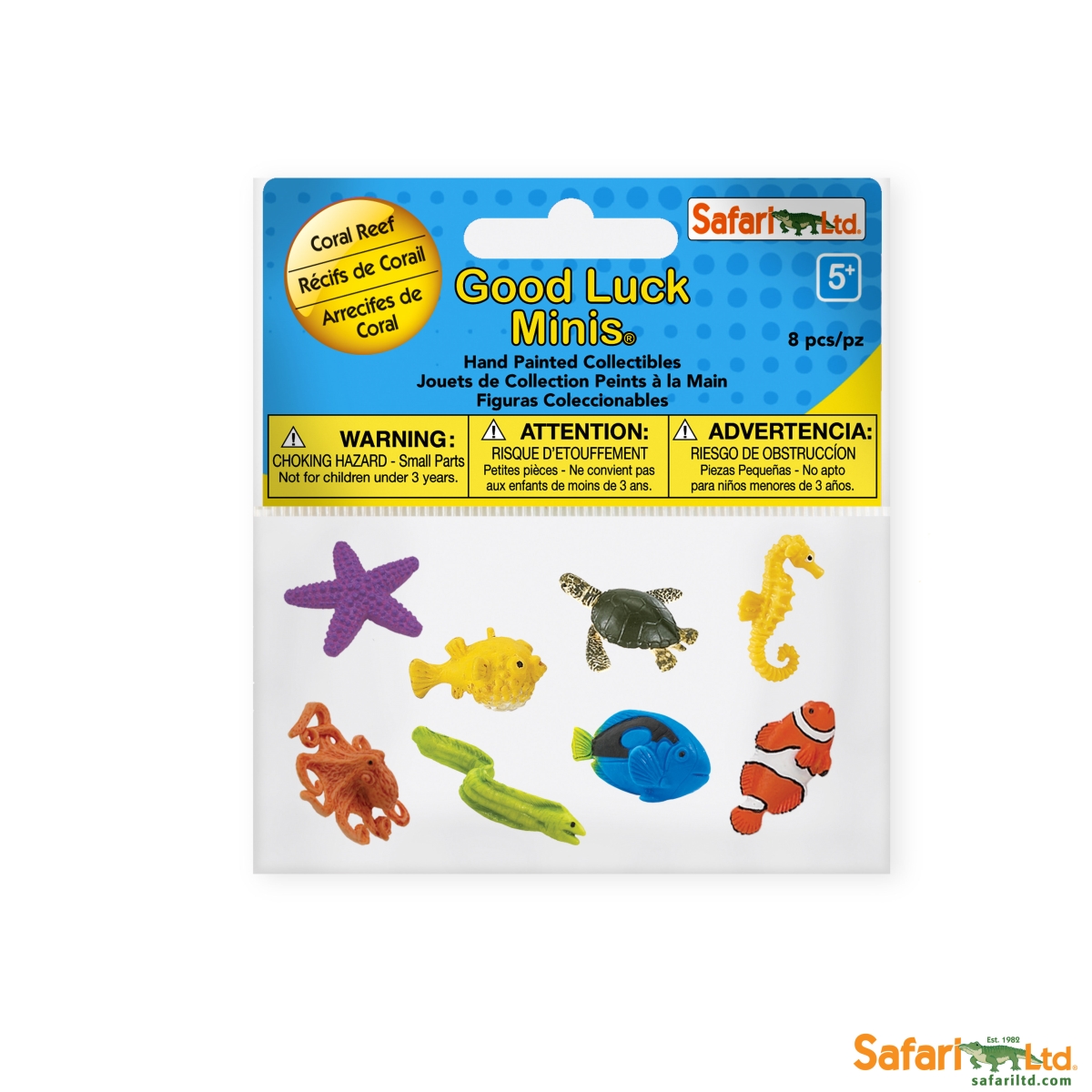 Safari 100225 Coral Reef Figurines, Multi Color