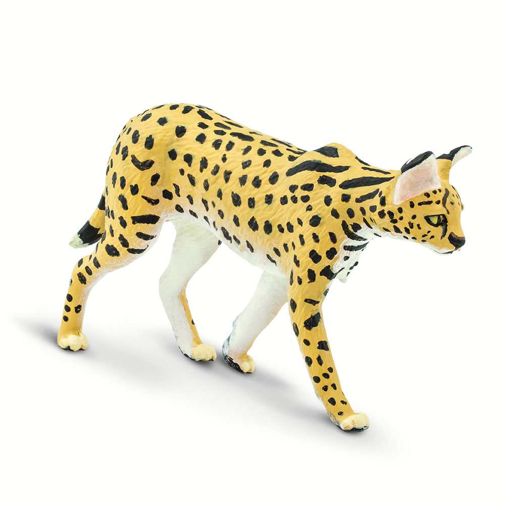 Safari 100237 Serval Figurine, Multi Color