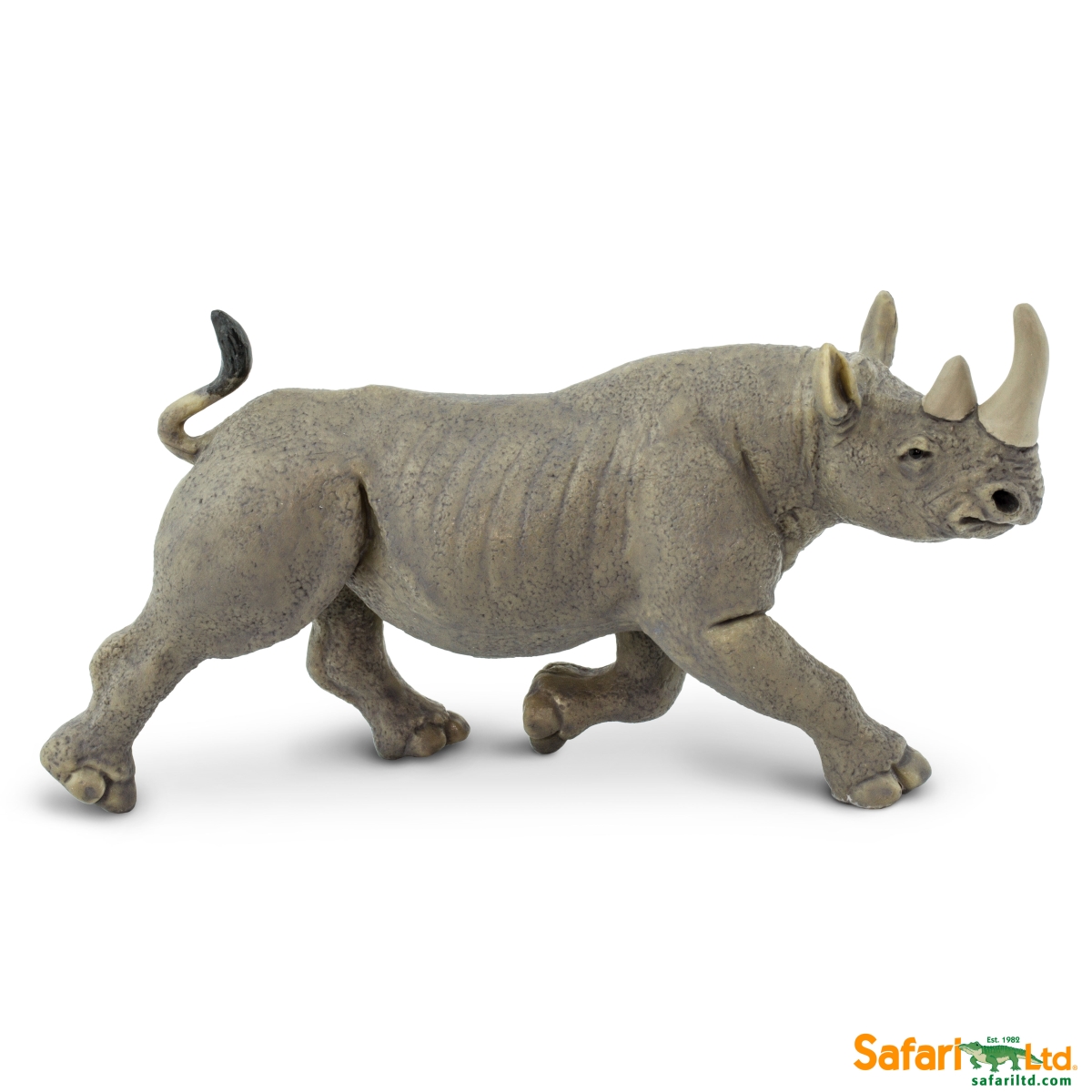 Safari 228929 Black Rhino Figurine, Multi Color