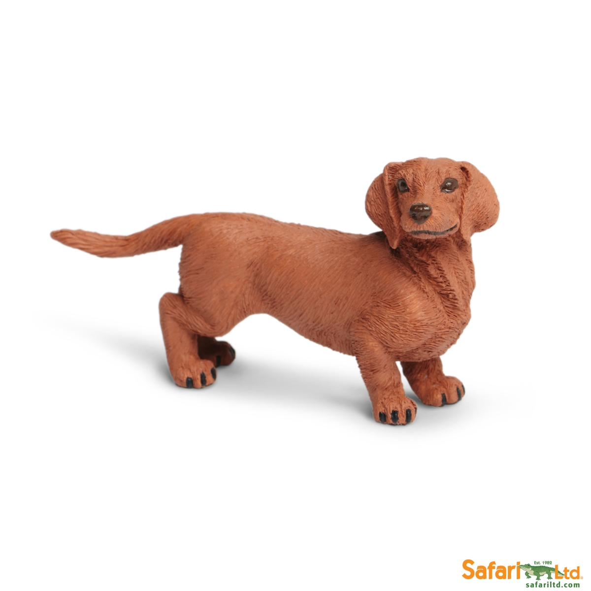 Safari  Dachshund Figurine, Multi Color