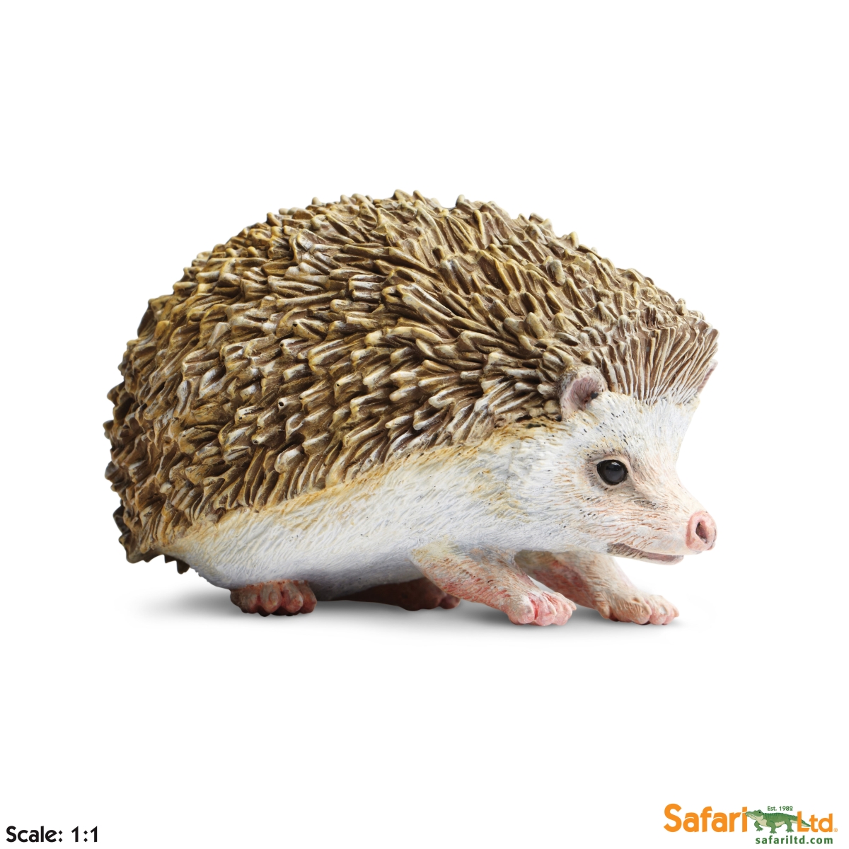 Safari  Hedgehog Figurine, Multi Color