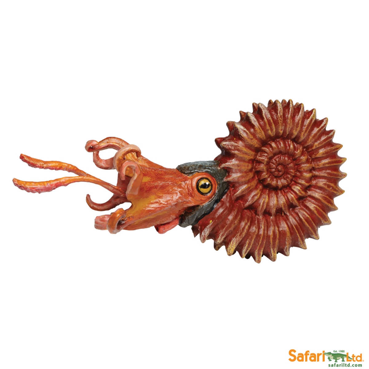 Safari  Ammonite Figurine, Multi Color