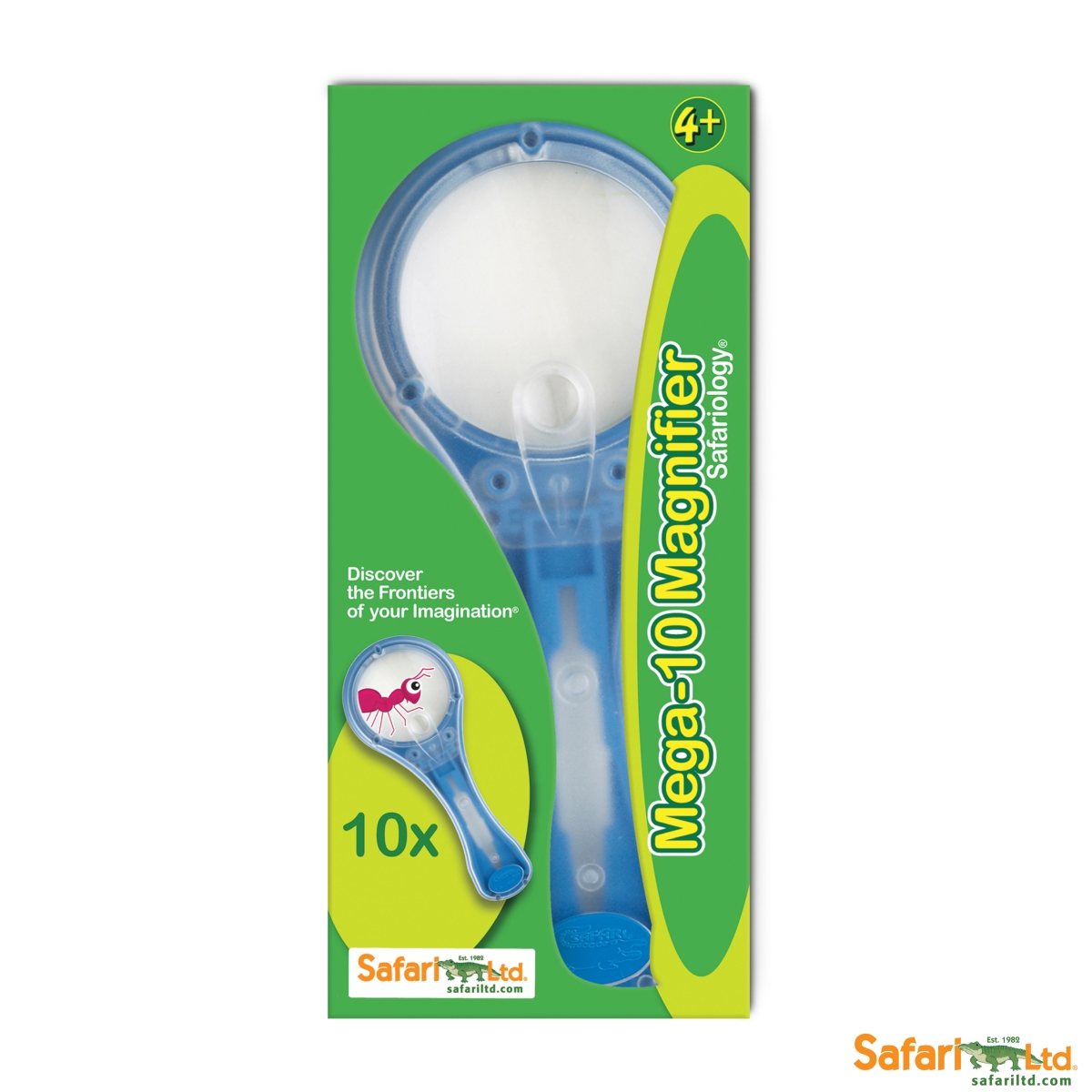 Safari  Mega-10 Magnifier Learning Tool, Multi Color