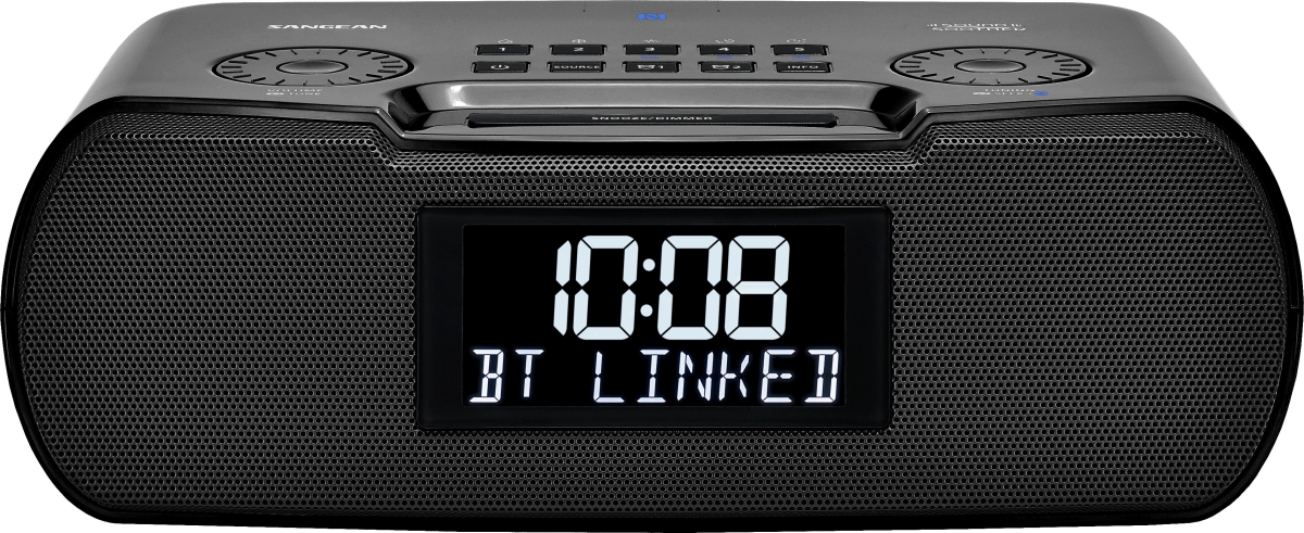 Picture of Sangean RCR-30 FM-RBDS-AM-Bluetooth Aux-in Digital Tuning Clock Radio with USB Phone Charging & Sound Soother