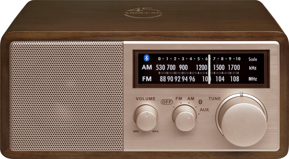 WR-16SE 45th Special Ediition AM-FM-Bluetooth Aux-in with USB Phone Charging Wooden Cabinet Radio