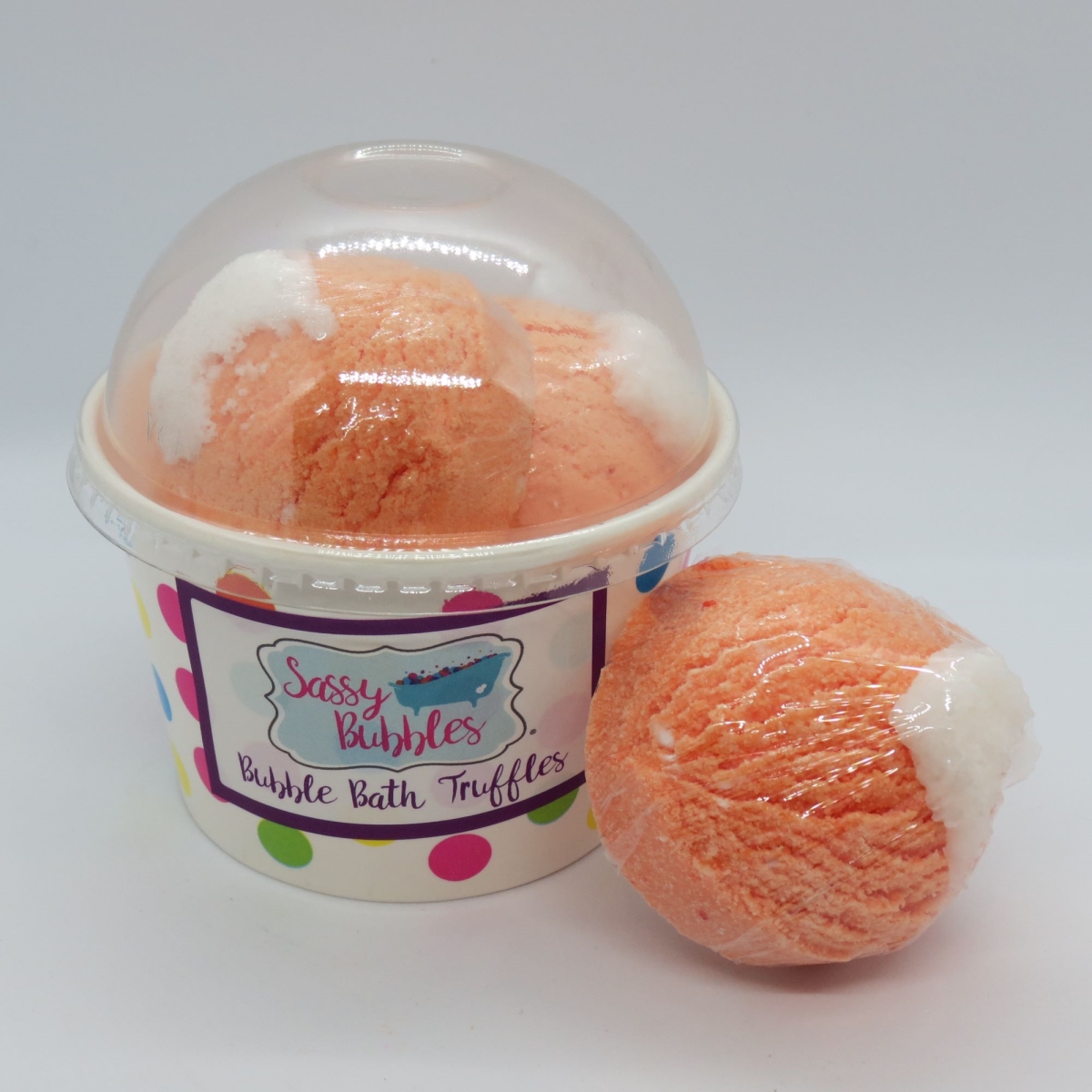 Georgia Peach Bubble Bath Truffle - Set of 3
