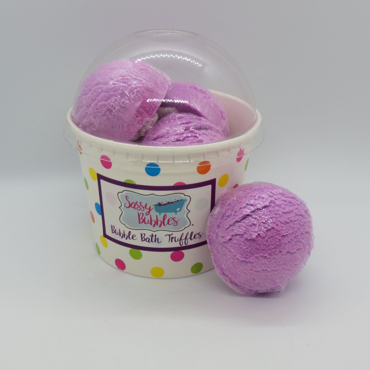 Raspberry Boom Bubble Bath Truffle - Set of 5