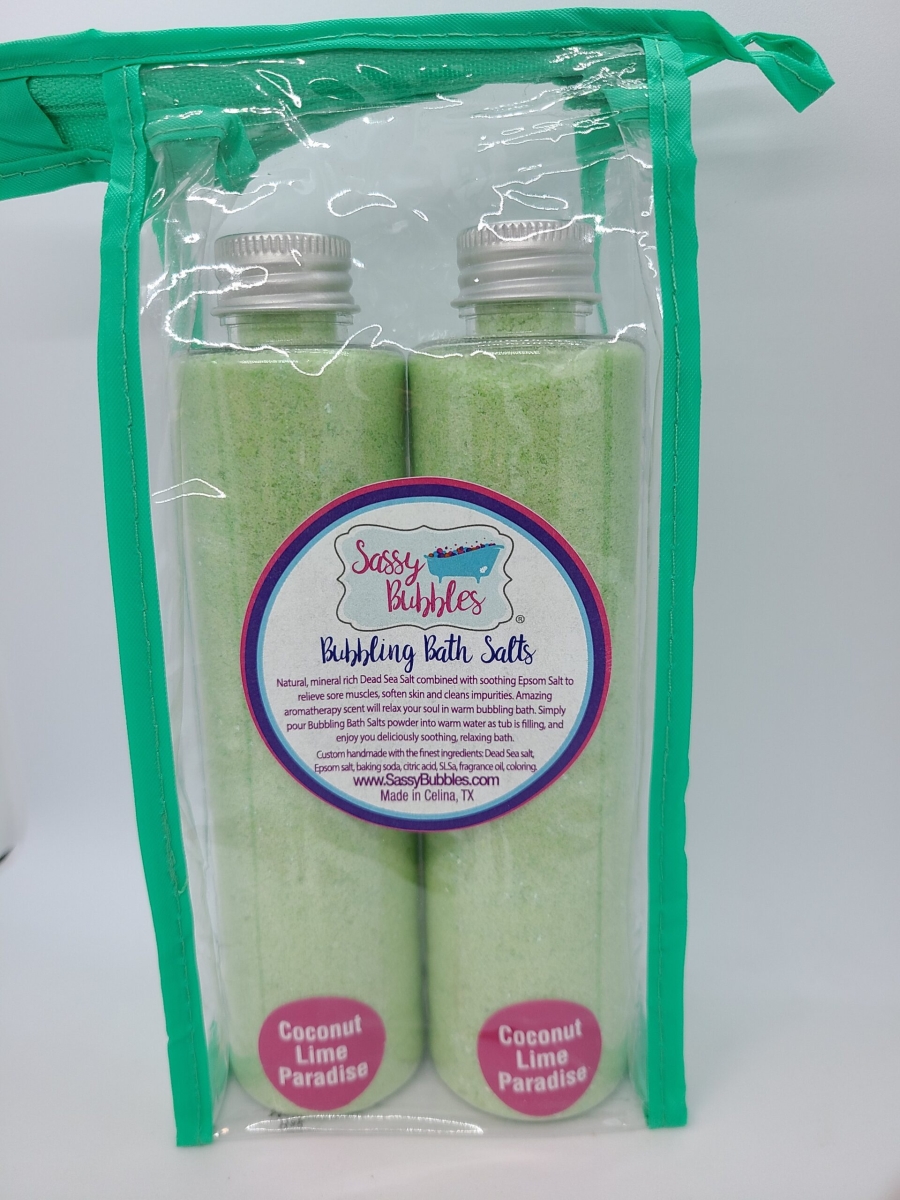 CocSalt Coconut Lime Bubbling Bath Salt