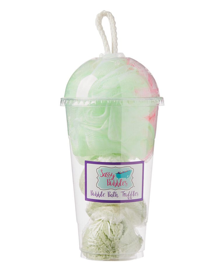 Coconut Lime Bubble Bath Truffle Shake, Set of 3
