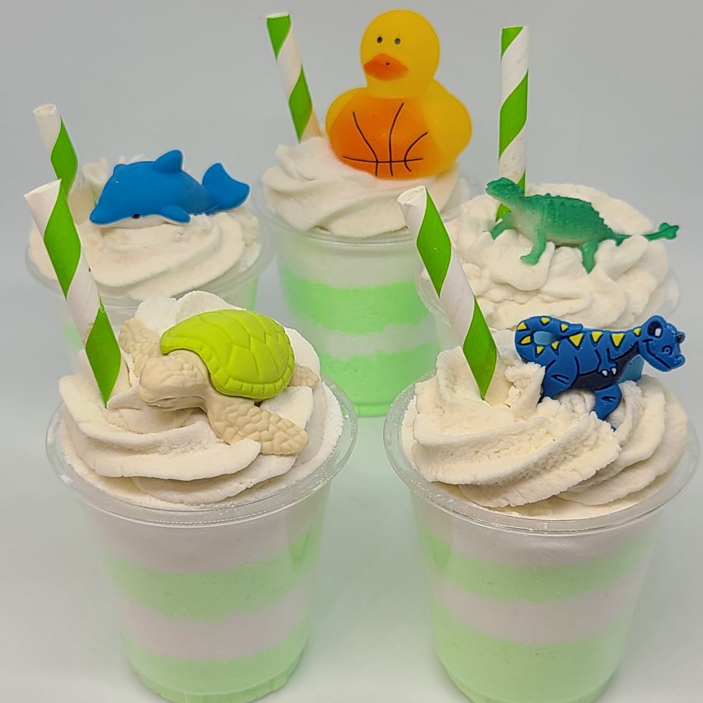 Coconut Lime Bubbling Bath Smoothie Shot
