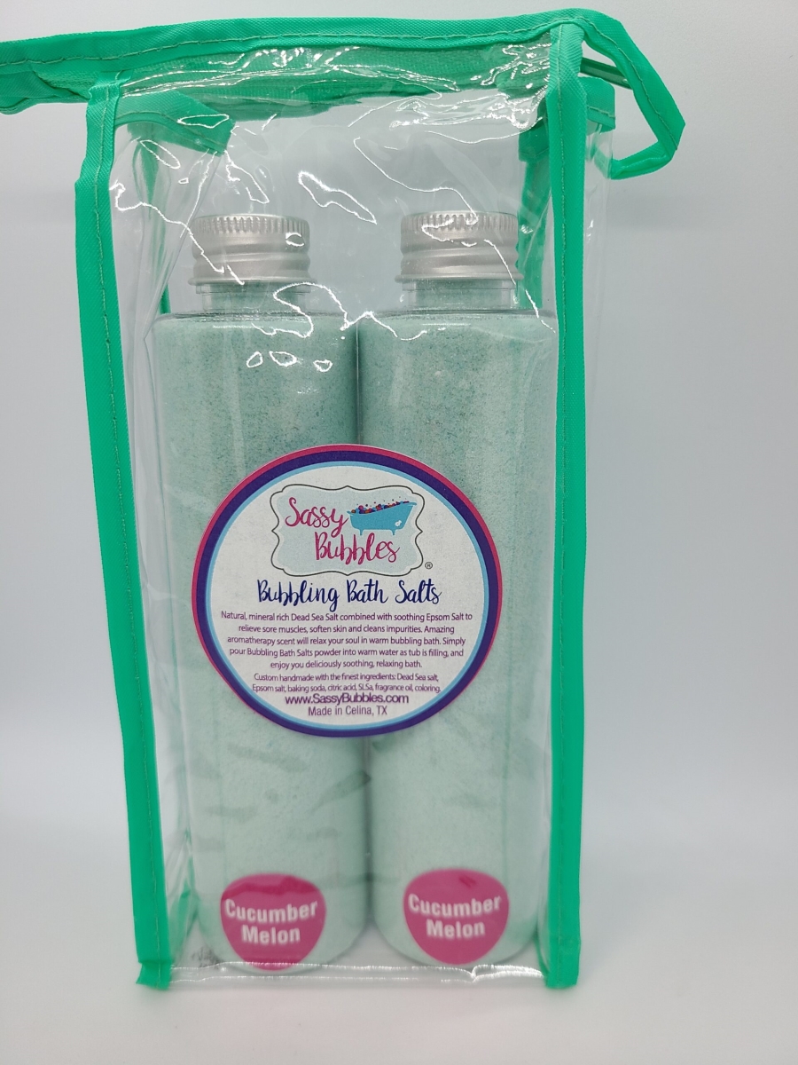Cucumber & Melon Bubbling Bath Salt
