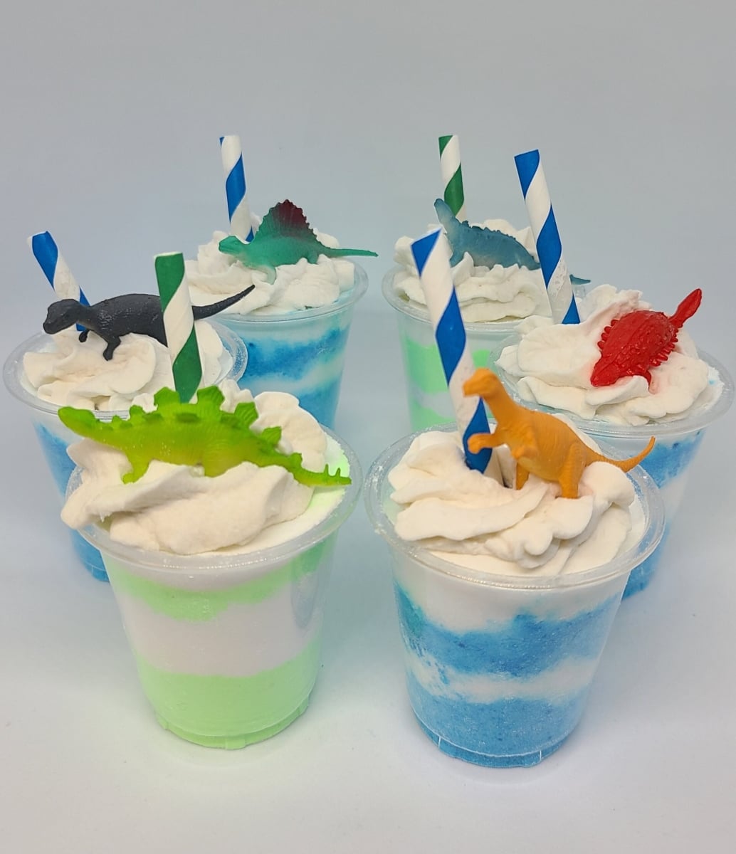 DinoSmoothie Dinasaur Bubbling Bath Smoothie Shot