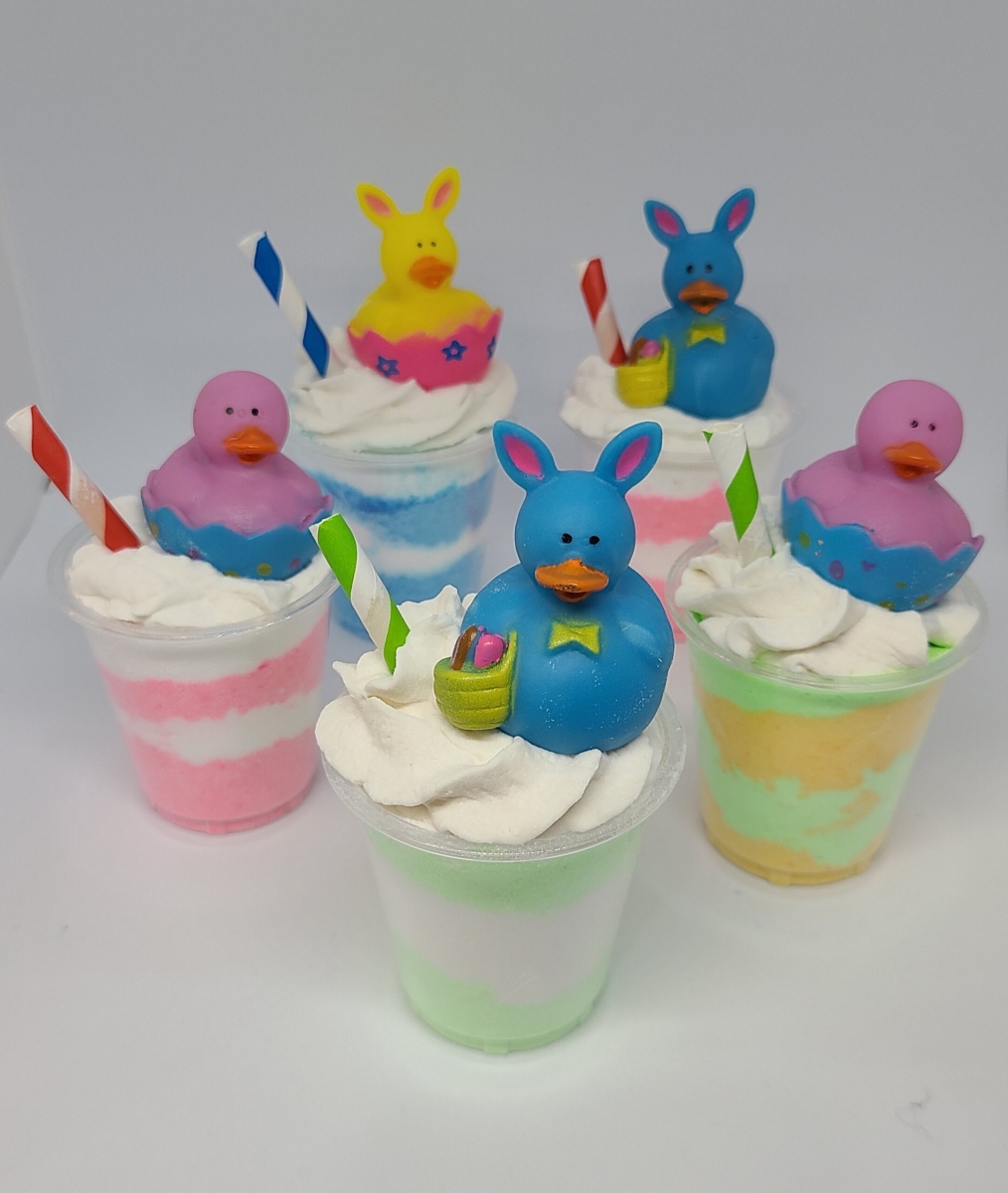 EasterSmoothie Easter Rubber Duck Bubbling Bath Smoothie Shot -  Sassy Bubbles