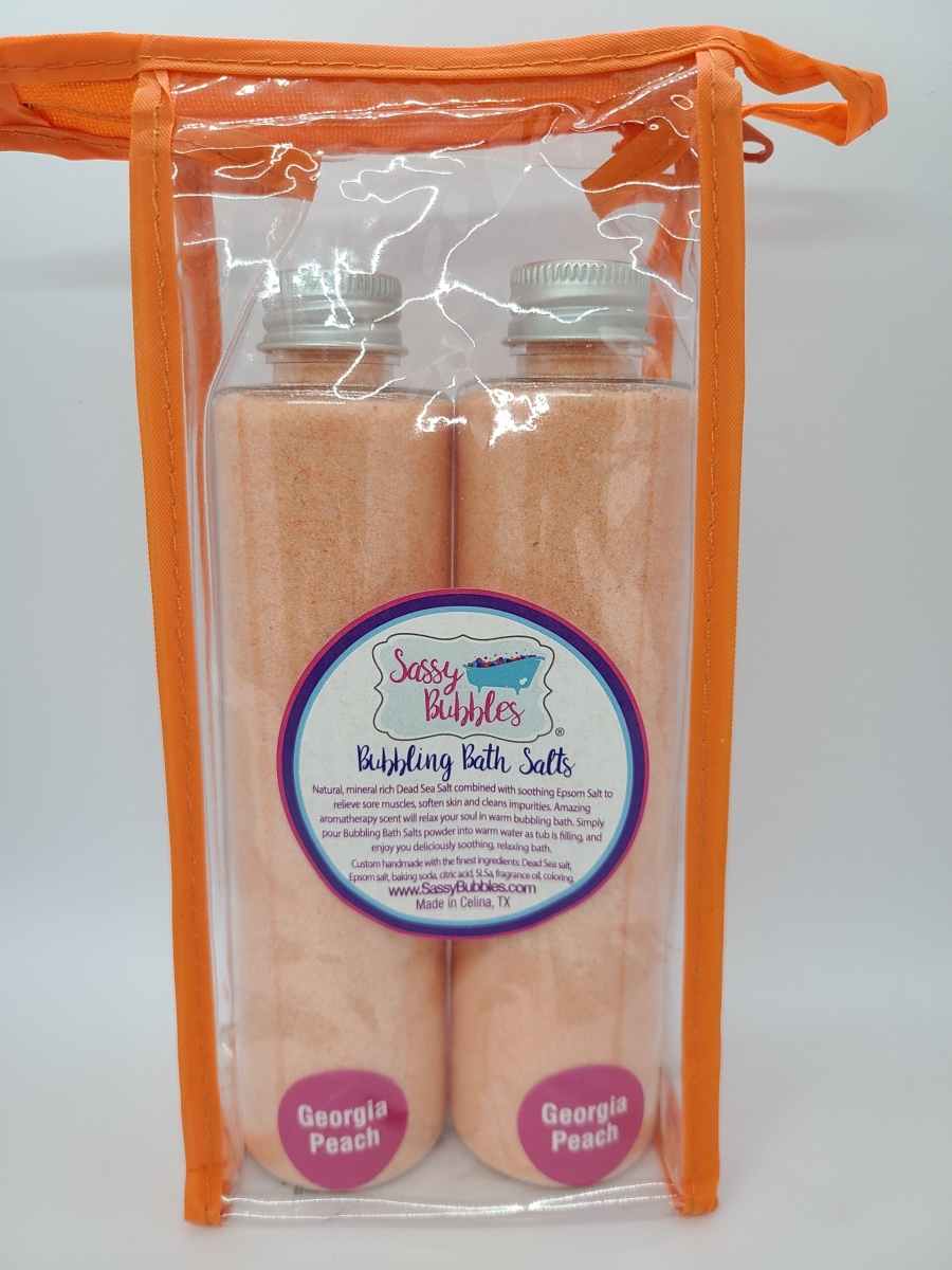 Georgia Peach Bubbling Bath Salt