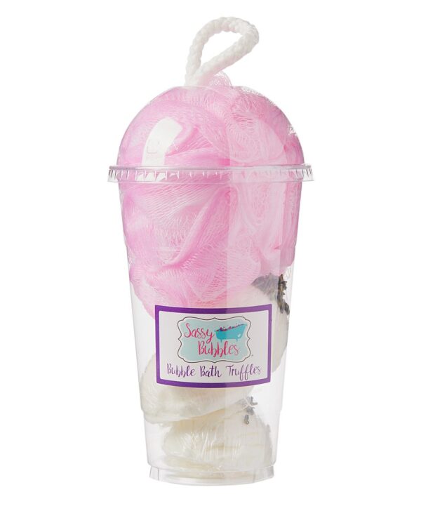 Lavshake Lavender Pomegranate Bubble Bath Truffle Shake, Set of 3