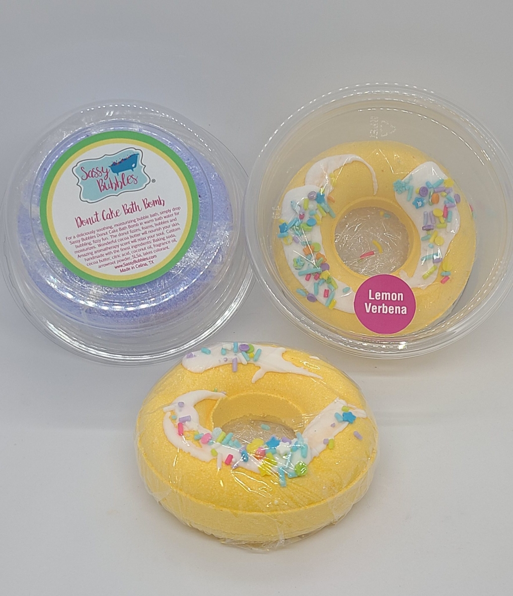 Lemon Verbena Bath Bomb Donut