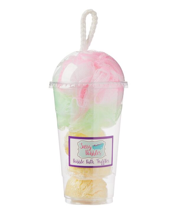 Lemon Verbena Bubble Bath Truffle Shake, Set of 3