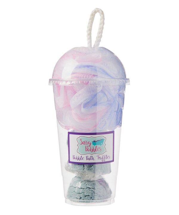 Raspberry Boom Bubble Bath Truffle Shake, Set of 3