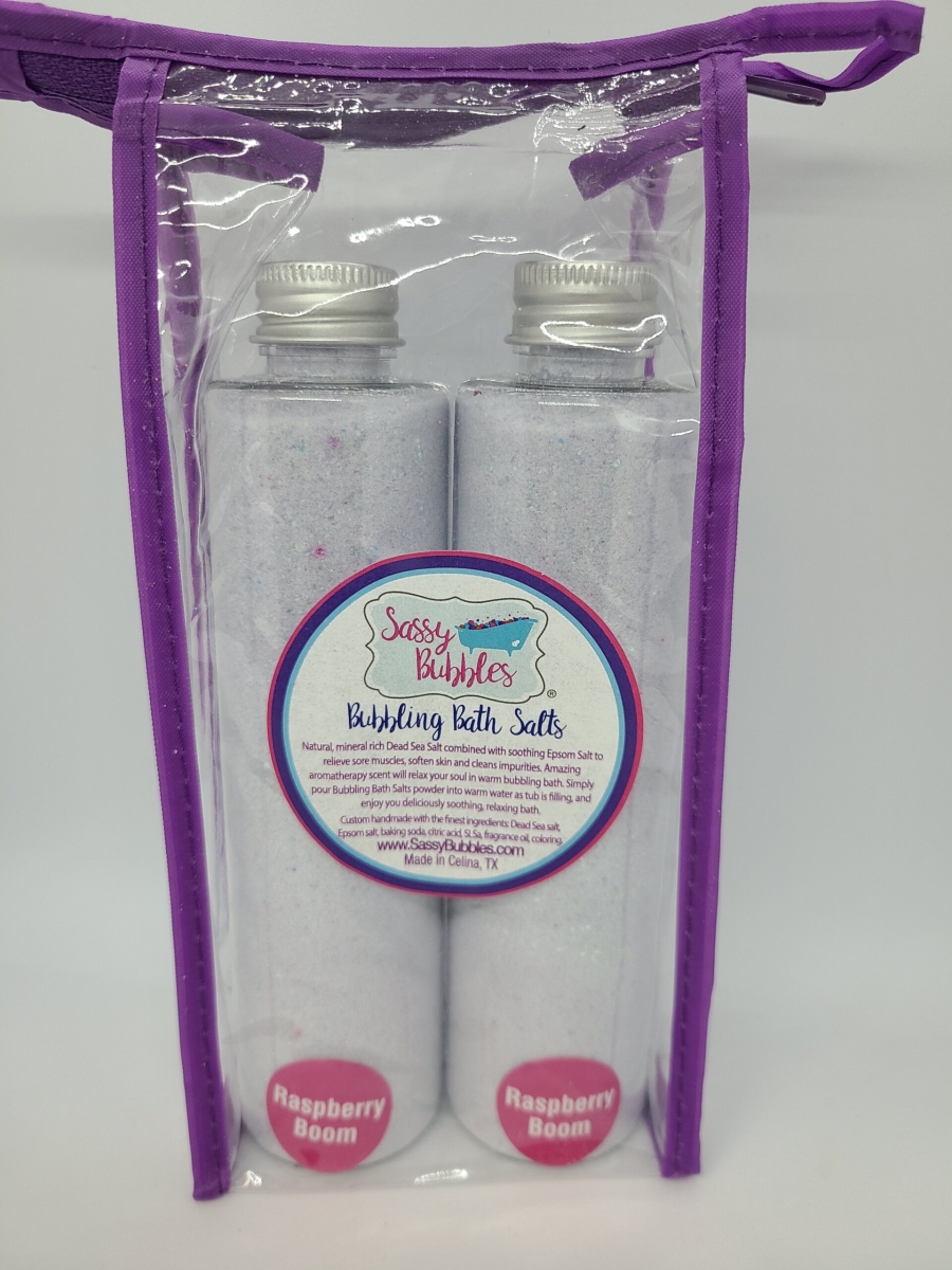Raspberry Boom Bubbling Bath Salt