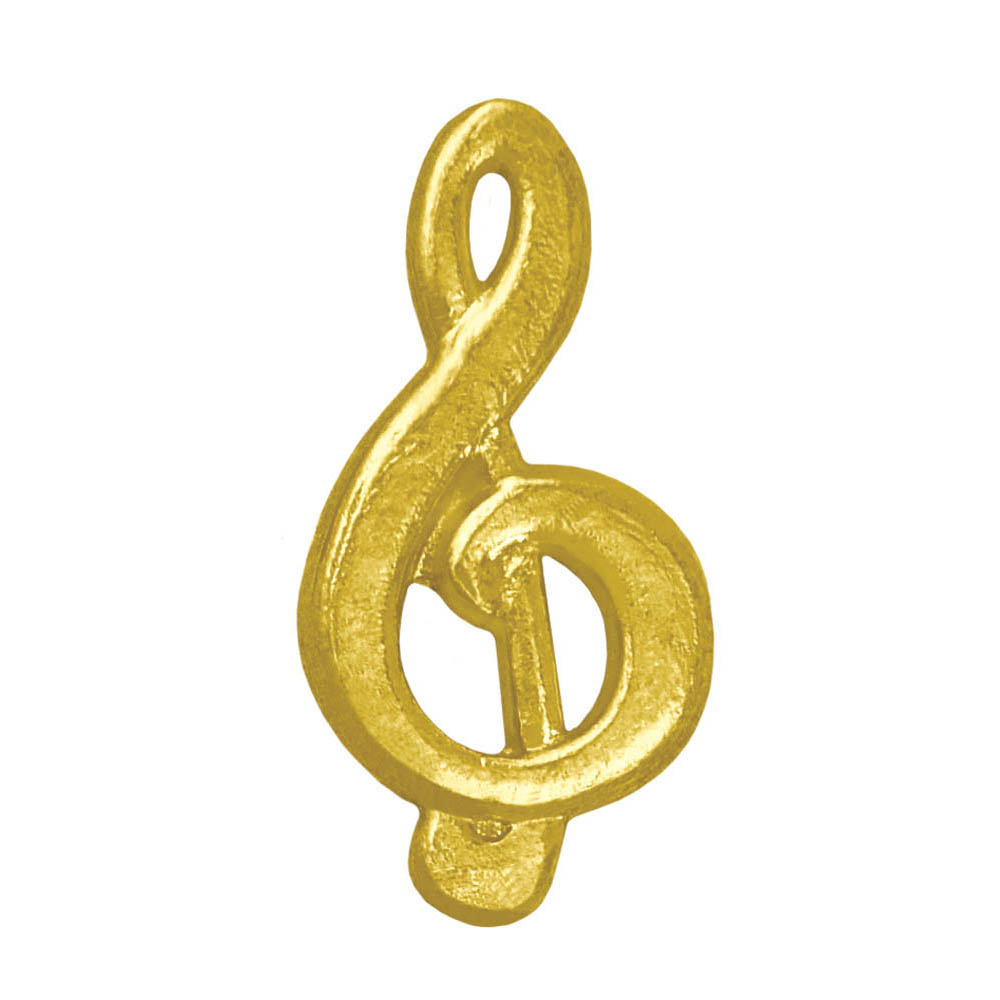 Picture of Simba CL048 1.10 in. Chenille Music Symbol Lapel Pin&#44; Bright Gold