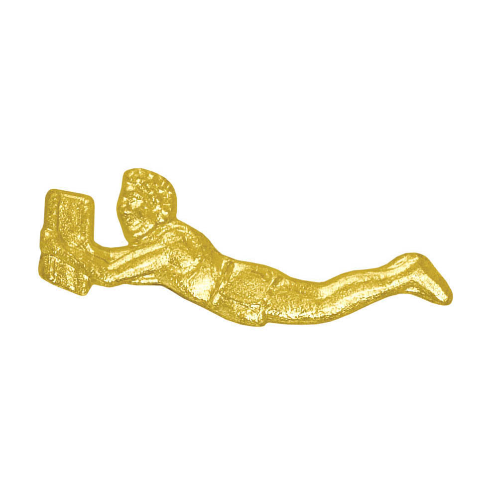Picture of Simba CL036 1.29 in. Chenille Gymnast Male Lapel Pin, Bright Gold